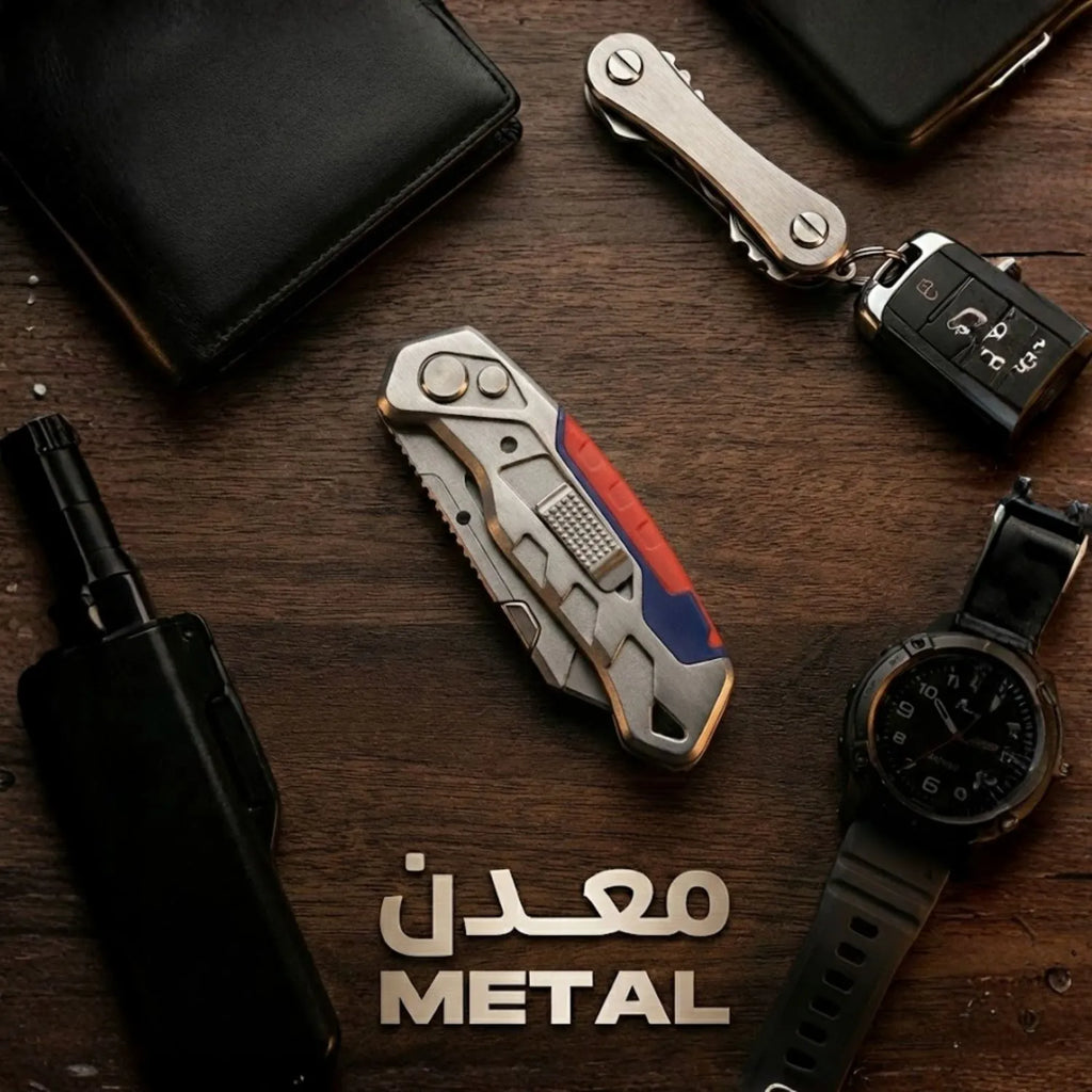 سكين متعدد الاستخدامات قابل للطي بحجم الجيب من Razor مع 3 شفرات