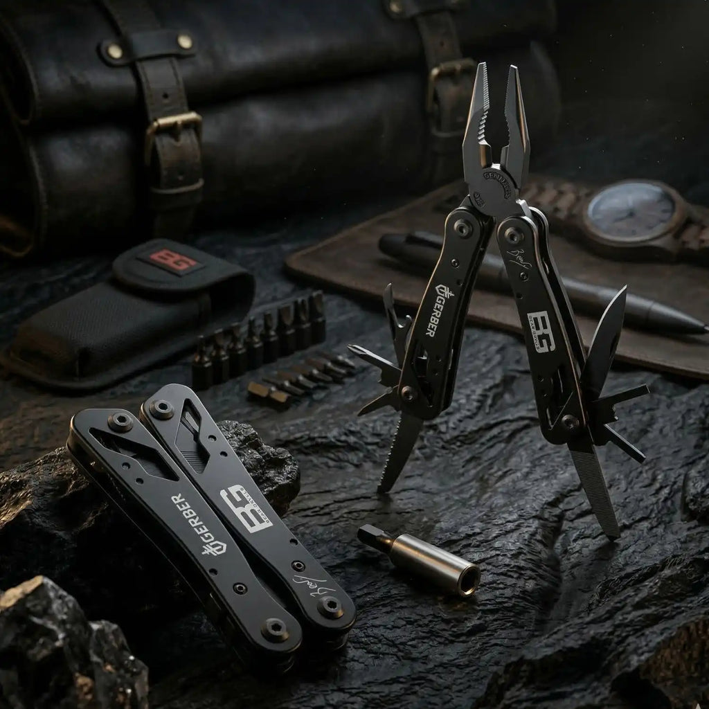 12-in-1 Tactical Multitool Pliers with Screwdriver Bit Set – Premium Outdoor & Everyday Tool