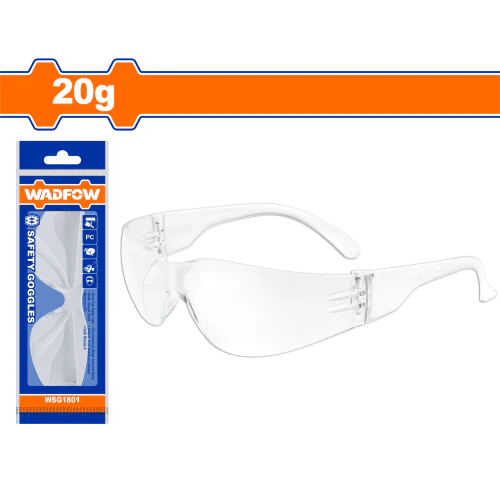 WADFOW Transparent Safety Glasses – 20g, PC