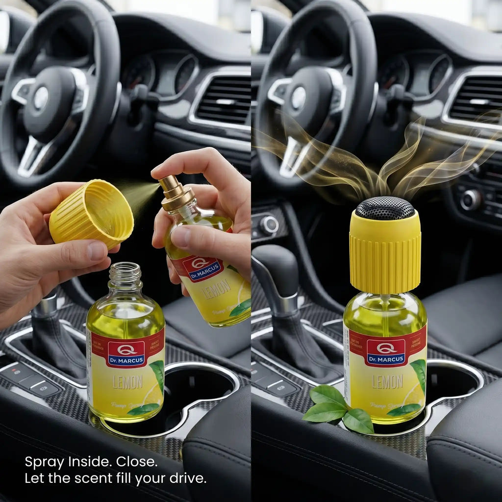 معطر جو بخاخ للسيارات برائحة الليمون المنعش