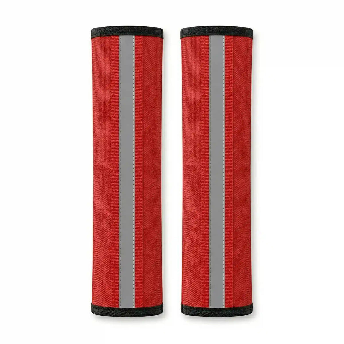 Ultra-Soft Padded Canvas Car Seat Belt Cover Set with Reflective Stripe