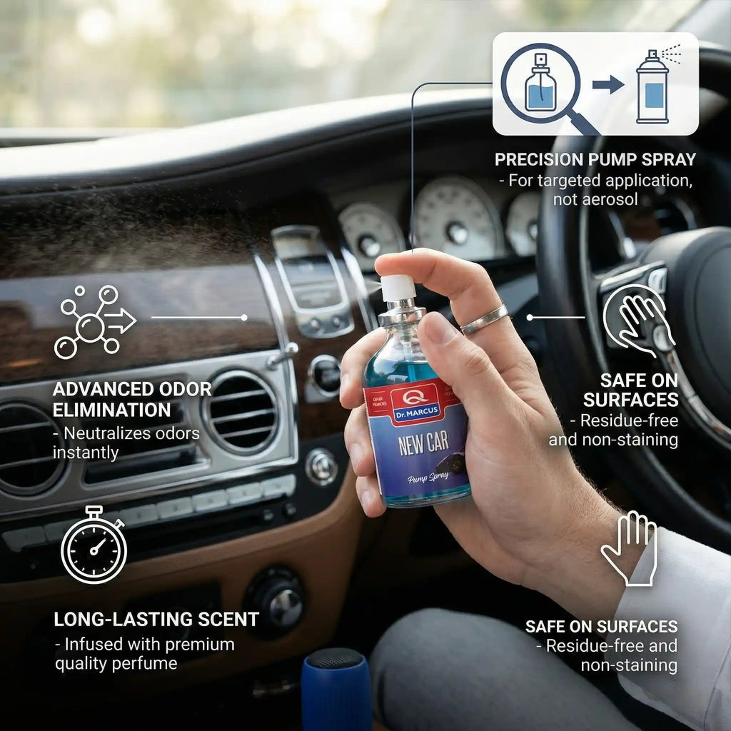 معطر جو بخاخ للسيارات برائحة السيارة الجديدة