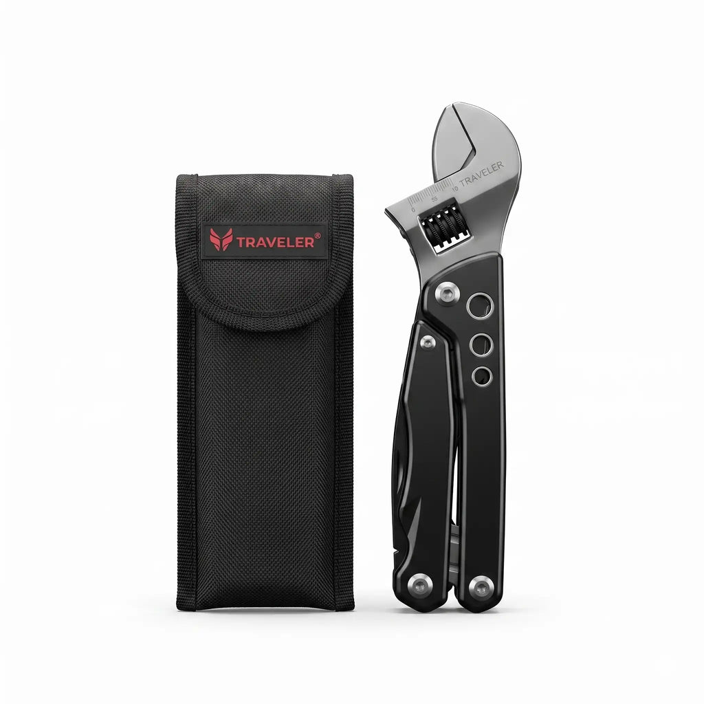 Premium Adjustable Wrench Multi-Tool – Tactical EDC Gear with Pliers & Screwdrivers