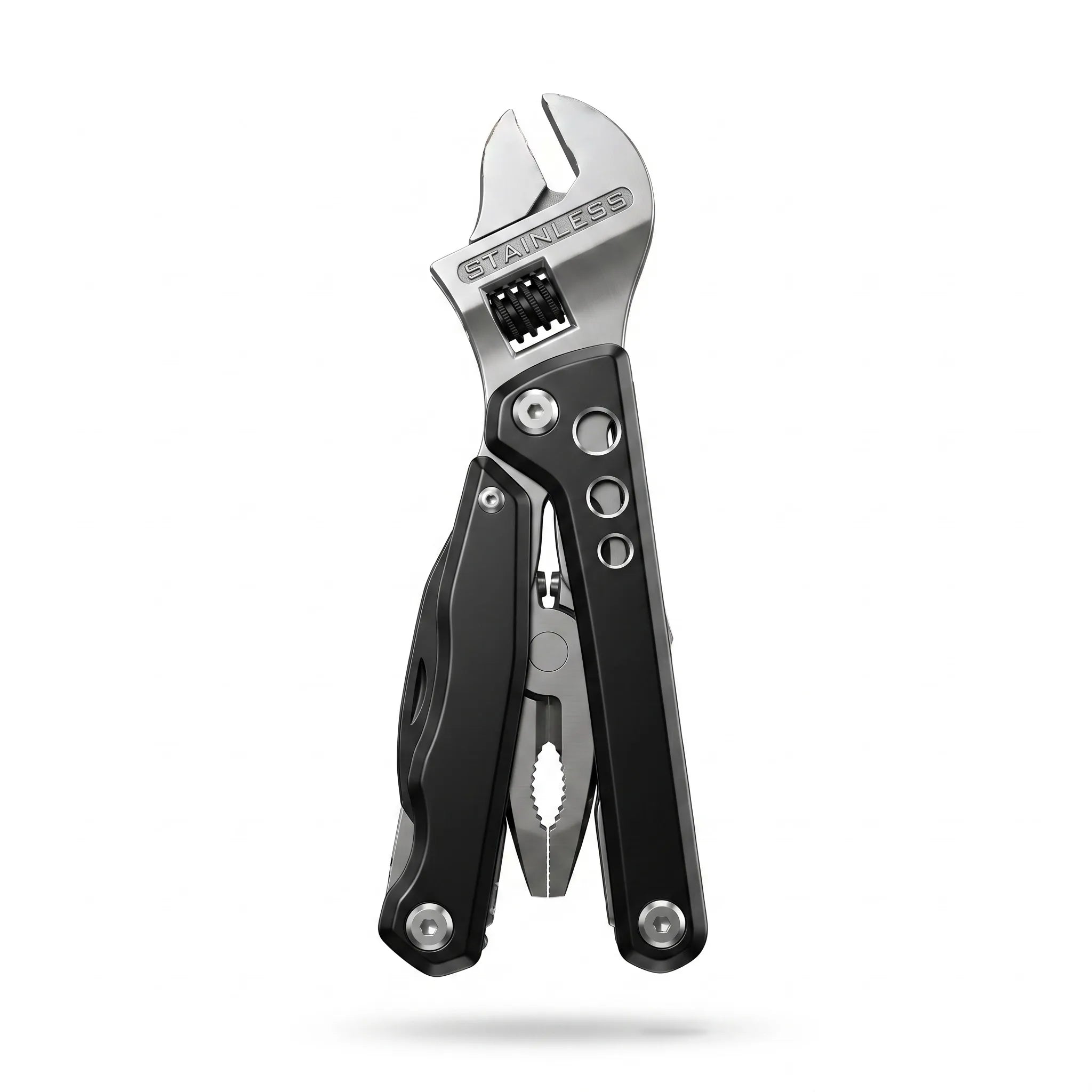 Premium Adjustable Wrench Multi-Tool – Tactical EDC Gear with Pliers & Screwdrivers