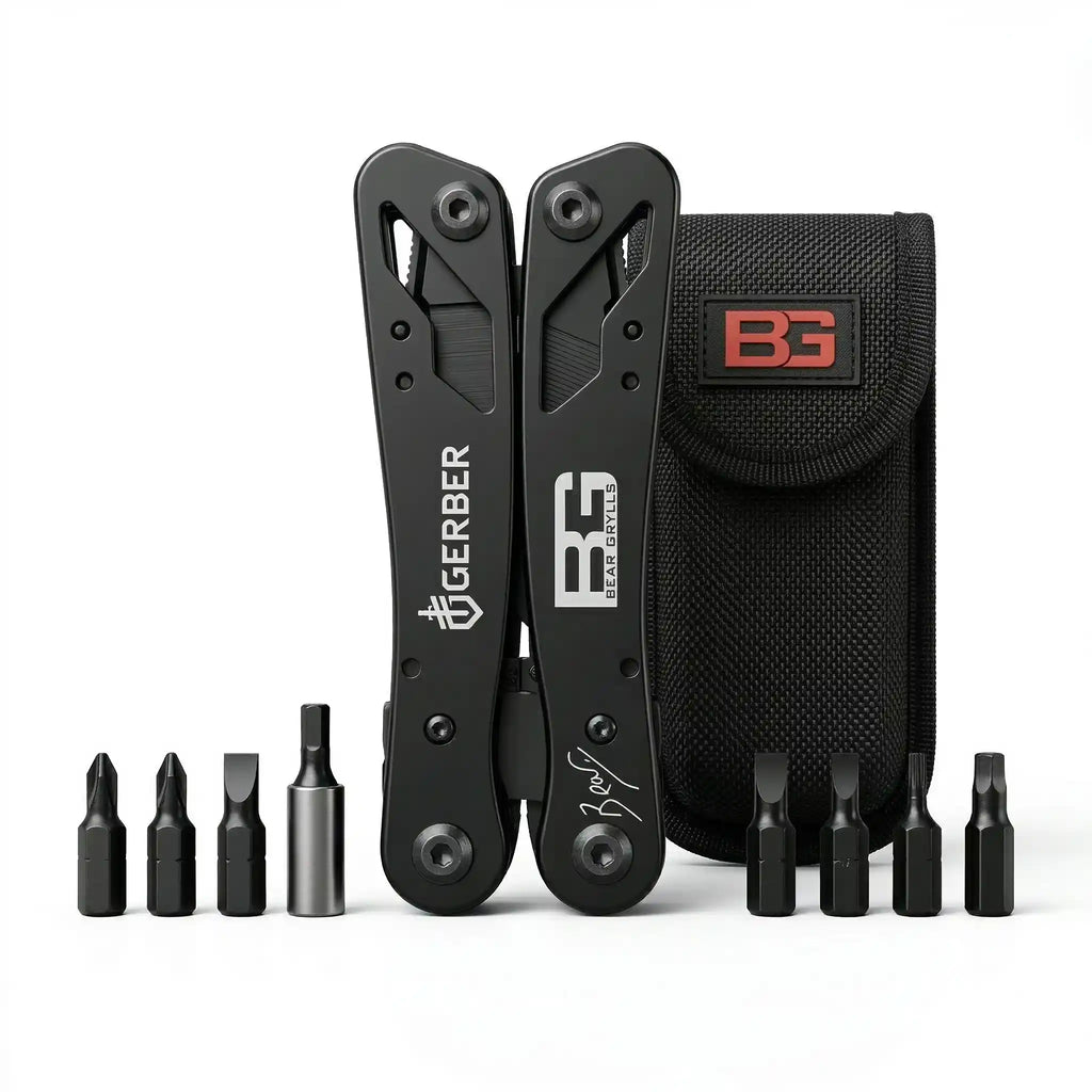 12-in-1 Tactical Multitool Pliers with Screwdriver Bit Set – Premium Outdoor & Everyday Tool