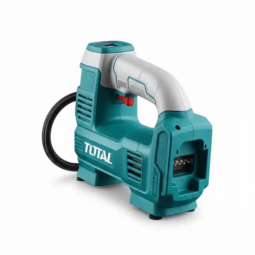 TOTAL 20V ضاغط هواء محمول لاسلكي للسيارة – سلسلة Super – حتى 160PSI / 11Bar