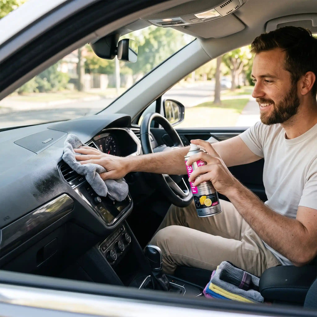 Flamingo Dashboard Polish - Lemon Scent (450ml)