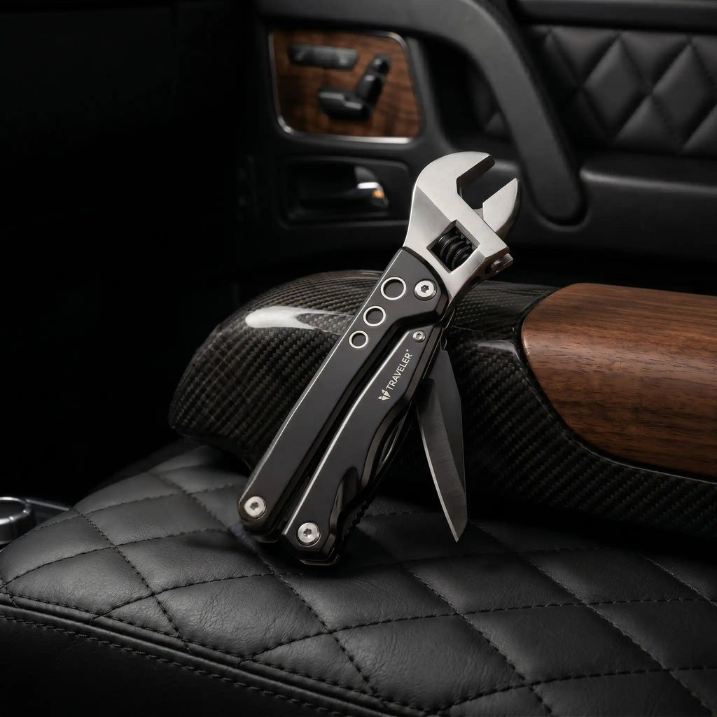 Premium Adjustable Wrench Multi-Tool – Tactical EDC Gear with Pliers & Screwdrivers