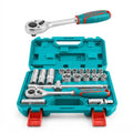 Total 20-Piece 1/2" Socket Set - Professional Cr-V Quality in BMC Case