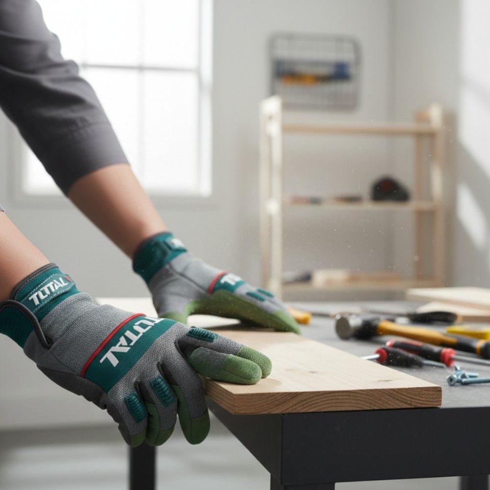 TOTAL Safety Working Gloves - Anti-Slip & High Grip - Model TSP13101