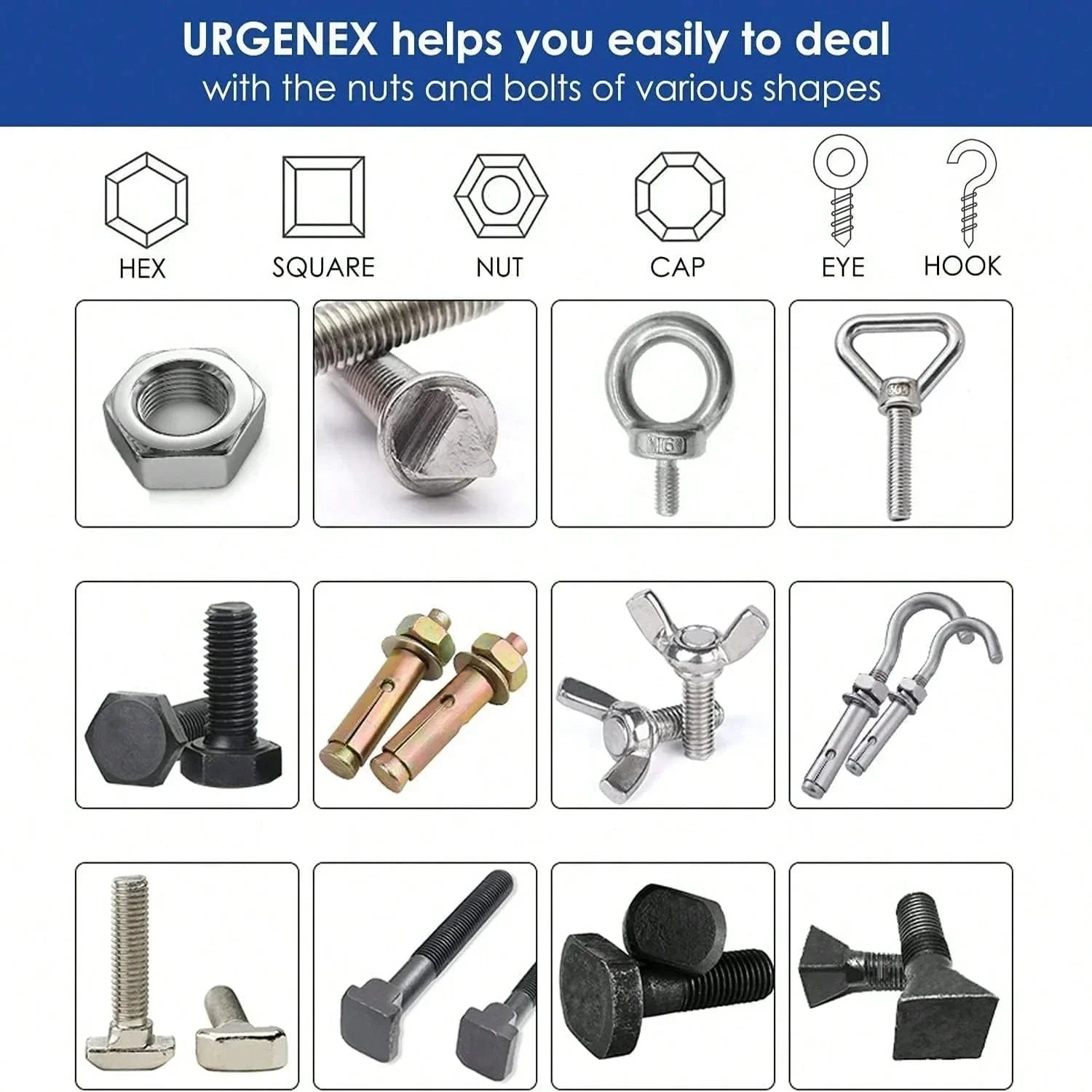 Universal Socket Tool Set with Power Drill Adapter – 7mm to 19mm - EQUIPE - إيكويب